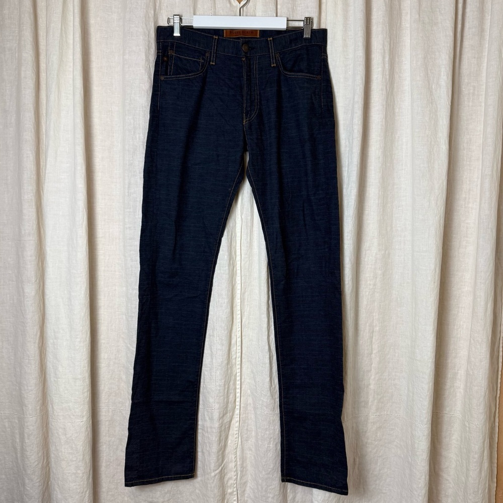 AGAVE Denim Men’s Jeans 32 Rocker Classic Taper Subtle Plaid 32